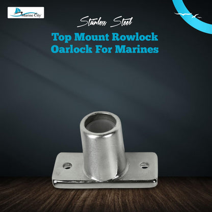 Marine City Boat Accessories Oarlock Sockets Boat Oarlock Mounts (Pack of 2) Marine City Hardware