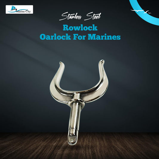 Marine City Boat Accessories Shaft Rowlock Oarlock Socket Boat Oarlock Mounts (Pack of 2) Marine City