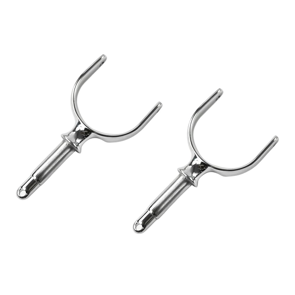 Marine City Boat Accessories Shaft Rowlock Oarlock Socket Boat Oarlock Mounts (Pack of 2) Marine City Hardware