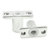 Marine City 316 Acero inoxidable 1/2 pulgadas vástago montaje superior Rowlock/Oarlock Socket (2 por paquete) 