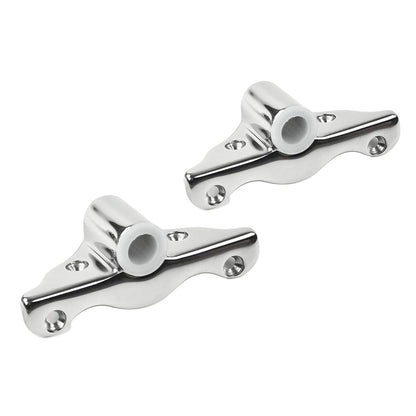 Marine City 316 Acero inoxidable 1/2 pulgadas Vástago ángulo montaje lateral Rowlock/Oarlock Socket (2 por paquete)