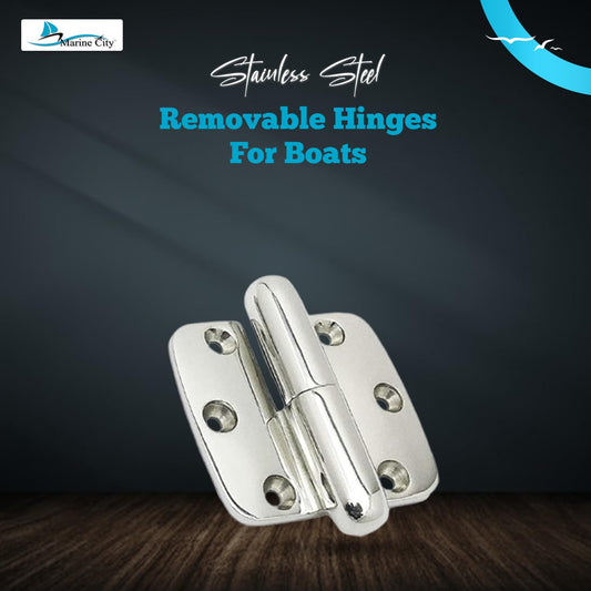 Marine City Boat Accessories Hinges Cabinet Door Hinges (Pack of 2) Marine City