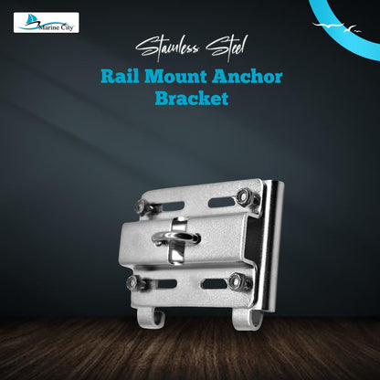 Marine City Boat Accessories Anchor Rail Mount Danforth Anchor Rail Mount Marine City