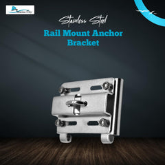 Marine City Boat Accessories Anchor Rail Mount Danforth Anchor Rail Mount