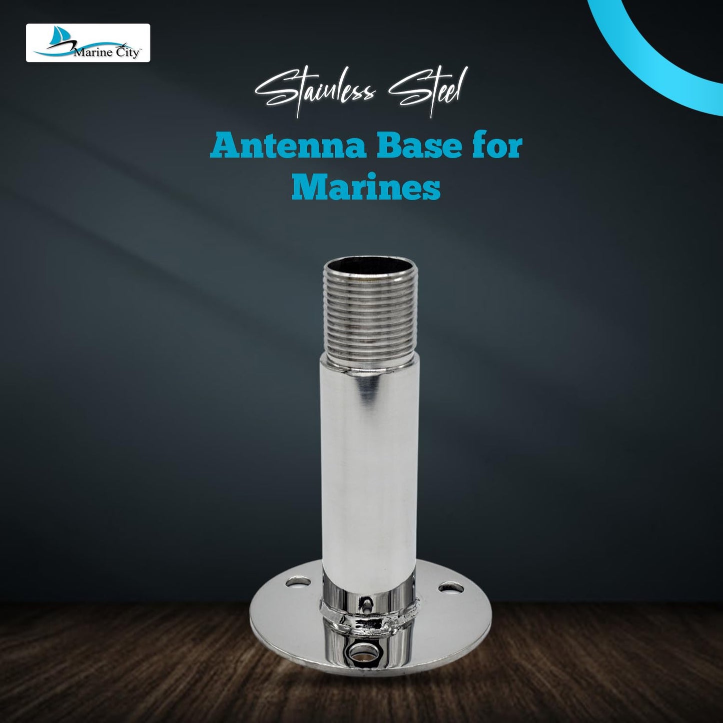 Marine City Boat Accessories Antenna Base cb Antenna Base