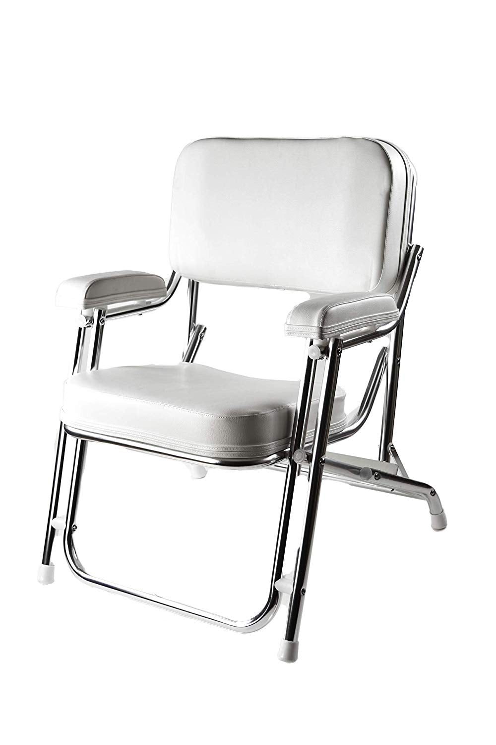 Marine City Stainless Steel Portable Folding Cushioned Boat Deck Beach