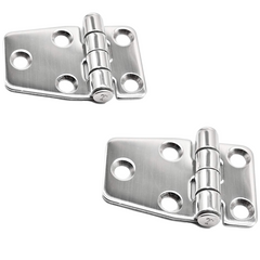 Strap Hinges Short Sided Stainless Steel (2.2