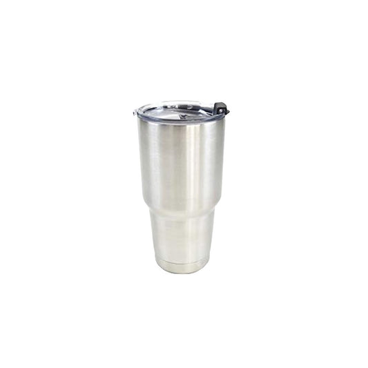 Marine City Sliver Stainless-Steel Double-wall Vacuum Insulated Tumbler/Mug - 30 oz.