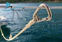 Marine City 316 Mosquetón de acero inoxidable de grado marino con gancho de resorte para barco (B:3 pulgadas)