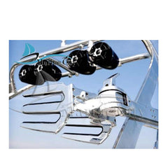 Marine City Aluminum Angle Mount Wake Board Tower Rack Fit 1-1/2 inches to 2 inches Rail