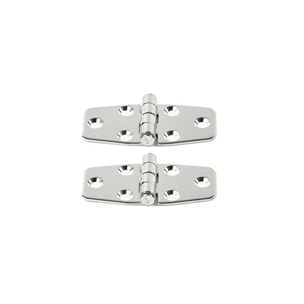 Marine City A Pair of 304 Stainless Steel Marine Grade Mirror Polished Door Hinge for Boat, RVs (Size: 3" x 1-1/2")