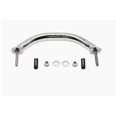 Marine City Stainless-Steel Oval Grab Rail Handle with Flange and Stud (7-7/8 inches)