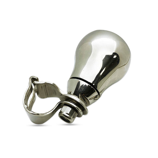 Marine City 316 Stainless Steel Sport Boat Steering Wheel Spinning Ball-Bearing Knob W/Cap