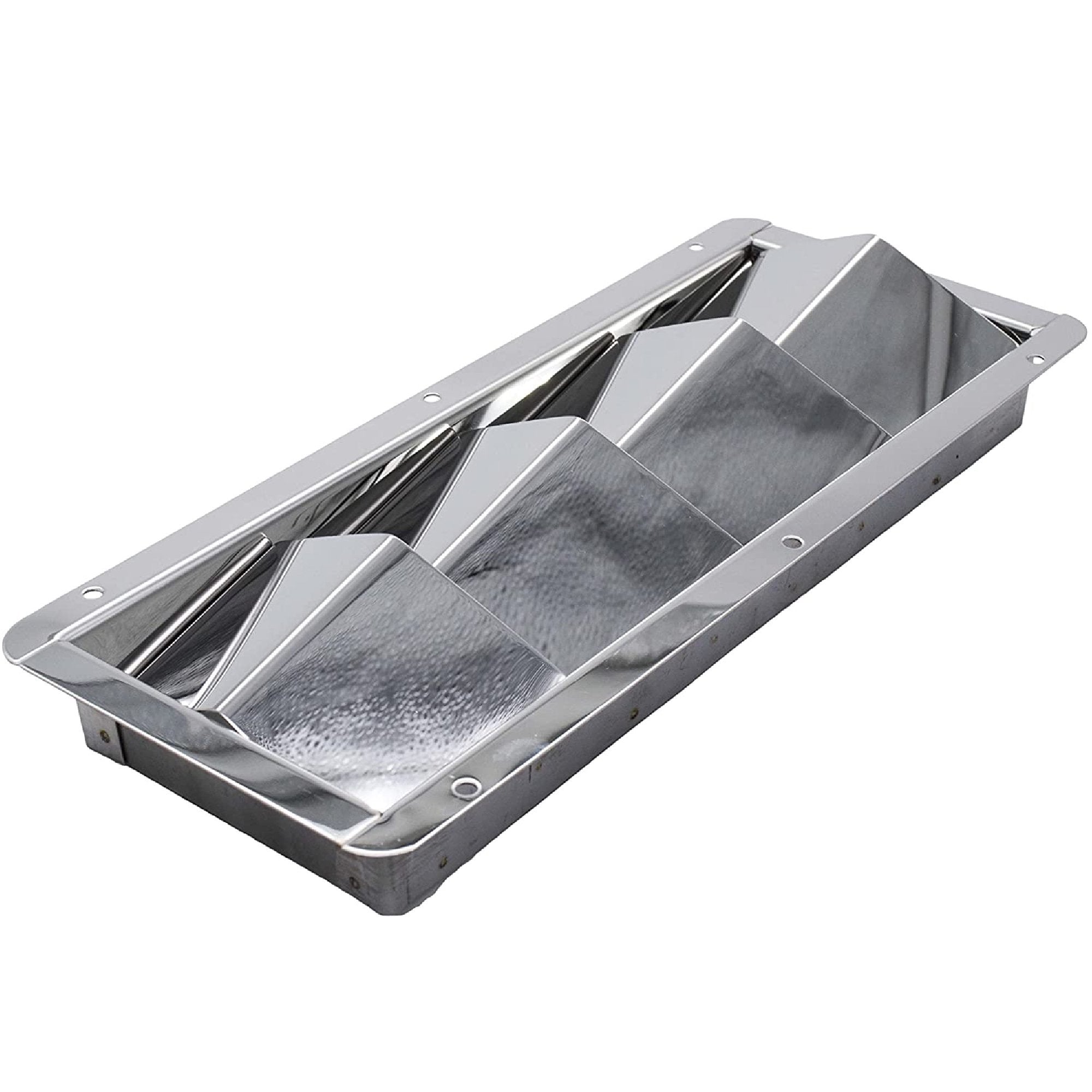 Marine City Stainless Steel Marine 4 Slots Louver Vent 10" X 4-3/8" X 1-1/2" for Boat