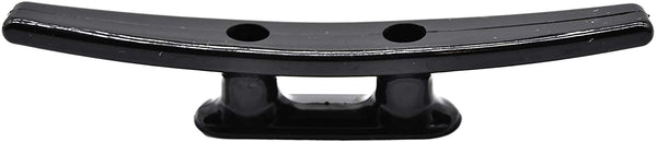 Cleat 6"  Black High Impact Nylon for Dock/Boat