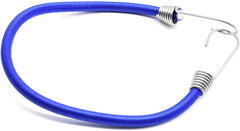 Marine City Blue Bungee Cord with Stainless-Steel Hook-15 inch for Boat