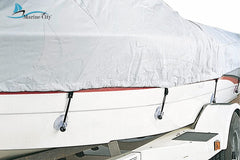 MARINE CITY Cuerda elástica con ventosa de 2.0 in para cubierta de barco, amarres para remolques y cubierta de barco y almacenamiento, paquete de 4