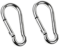 Marine City 316 Stainless-Steel 2” Carabiner/Clip Snap Hook for Climbing, Fishing, Hiking