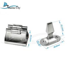 Marine City Stainless Steel Door Stopper Catch and Holder for Boat, RV (Height: 1-1/2 inches)