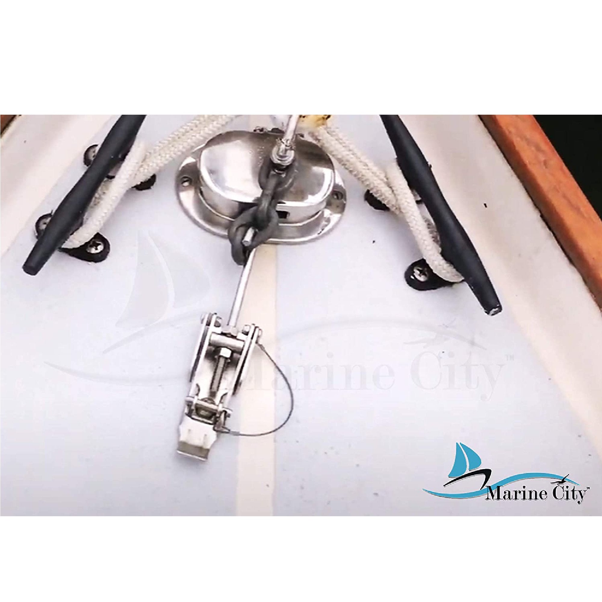 Marine City 316 Stainless Steel Anchor Chain Tensioner for Boat Yacht