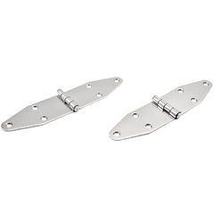 Marine City Pair of Stainless-Steel Marine Hatch Strap Hinge(7-1/4