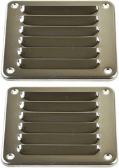Rectangle Stamped Louvered Vent (4-13/16” × 5”)  for Marine Yacht