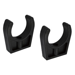 Marine City Best Grip Storage Boat Black Nylon Clips Light Weighted Easy Access 1-3/4 Inches Ladder Stowing Hooks with The Smooth & Sleek Design for Boats Ships Marine (2 Pack)