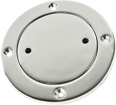Marine City 3 inches Round 316 Stainless Steel Inspection Deck Plate for Boat