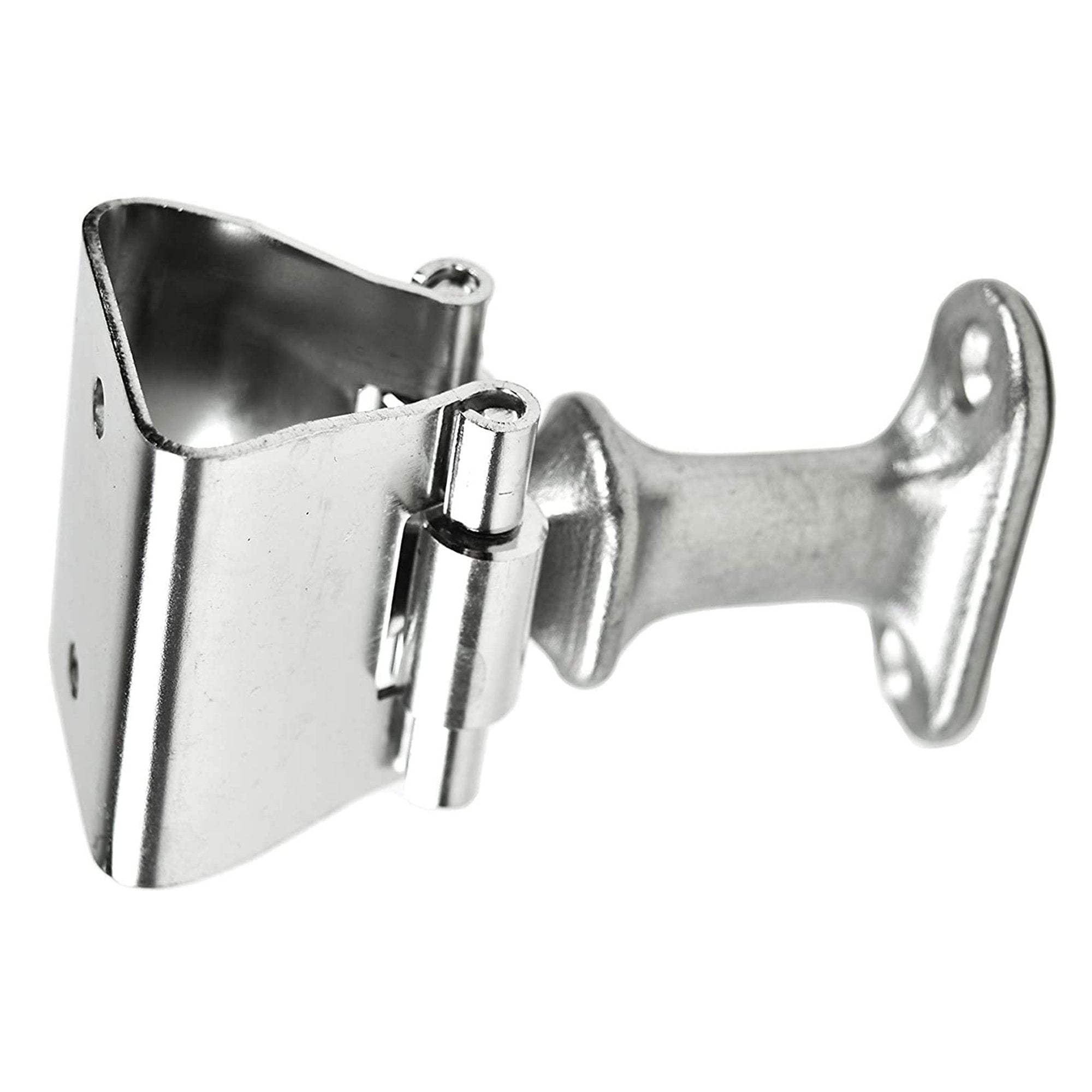 Marine City Stainless-Steel Door Stopper Catch and Holder for Boat, RV (Height: 2-3/4”) (L)