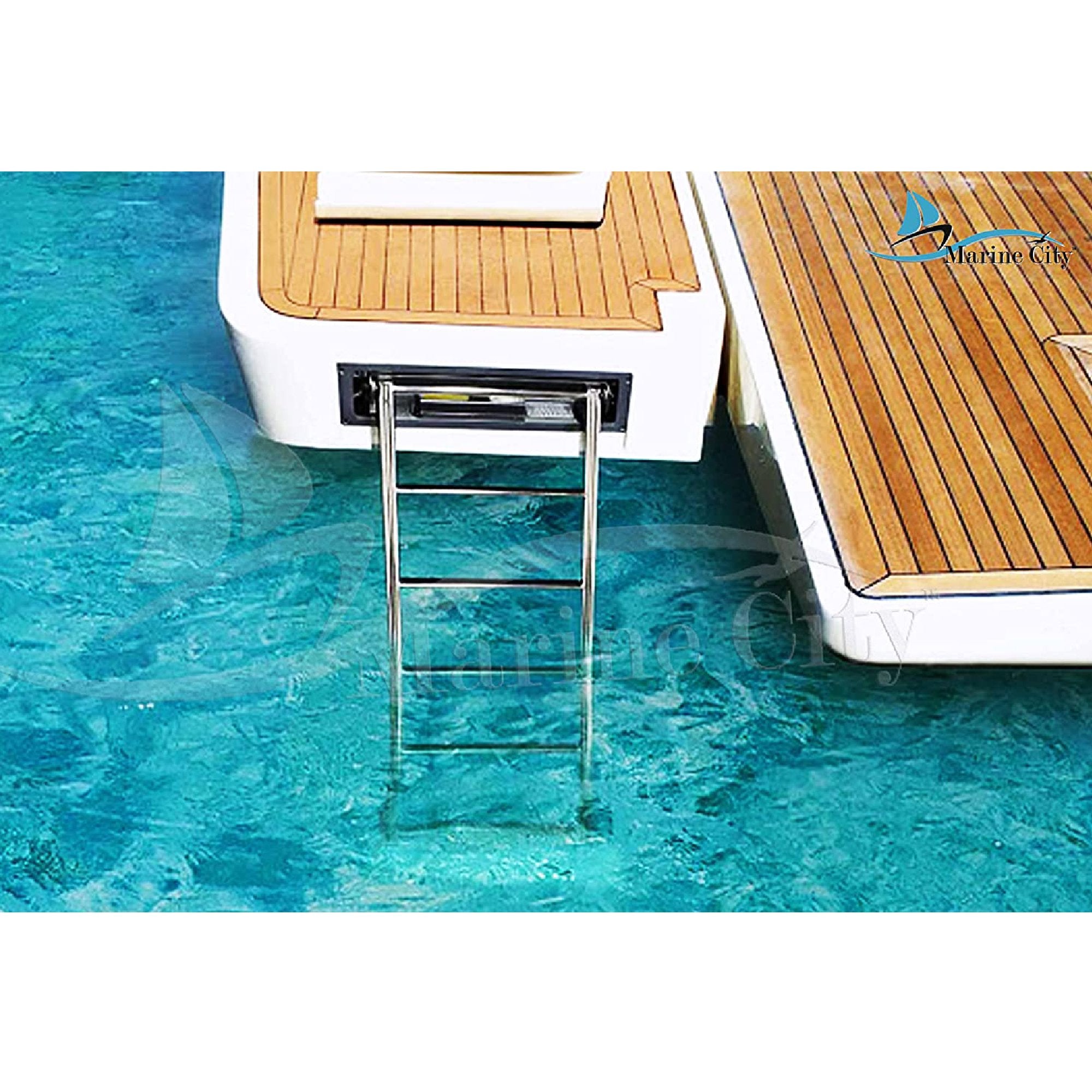 Marine City Marine Grade 316 Stainless Steel Concealed Box Flush Mount Marine City Hardware