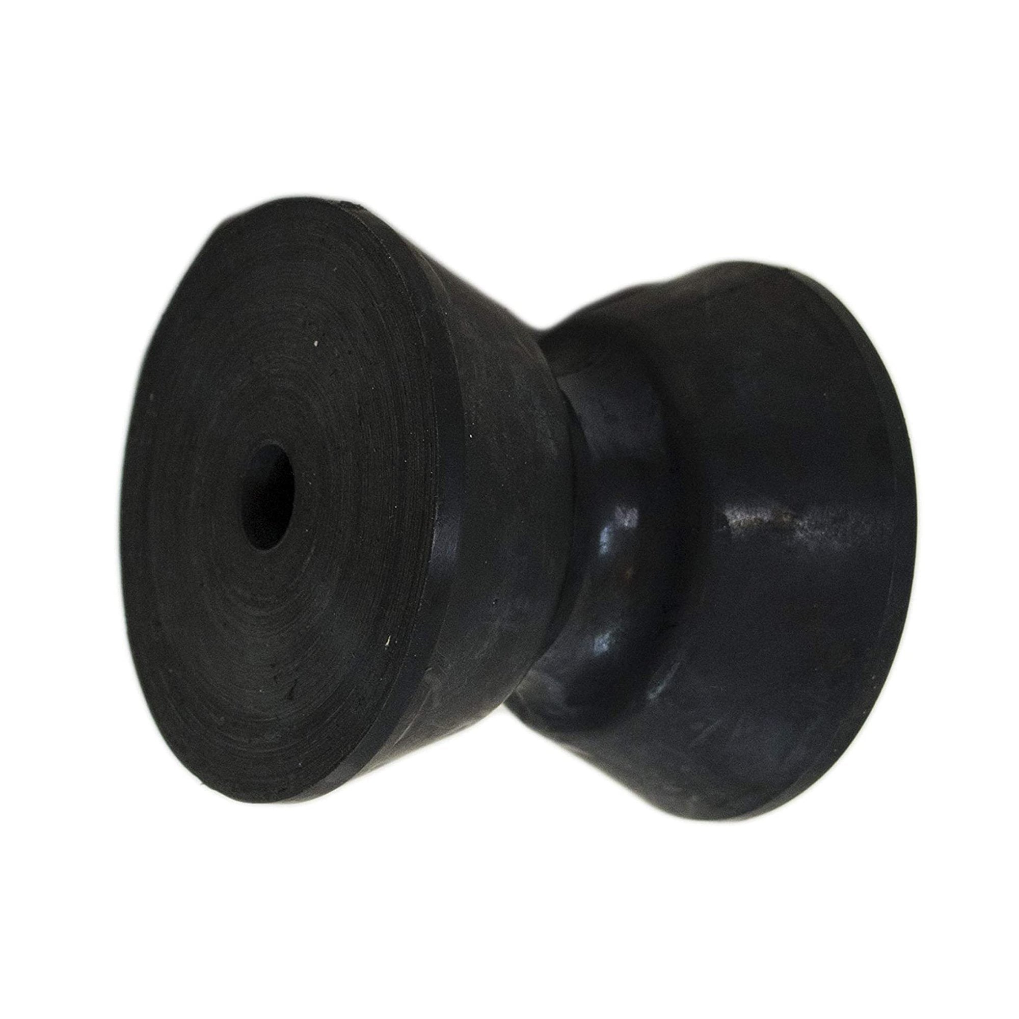 Marine City Black Environmentally Friendly PU Bow Roller for Bow Anchor Roller Holder Replacement Bow Roller (Length: 3 Inches, Center Bolt Hole Diameter: 1/2")