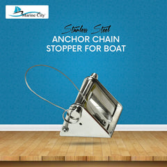Marine City Heavy Duty 316 Stainless-Steel Anchor Chain Stopper for Boat