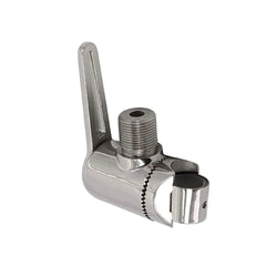 Marine City 316 Stainless Steel Antenna Ratchet Rail Mount with Mount W/Hole & Handle for Standard 1