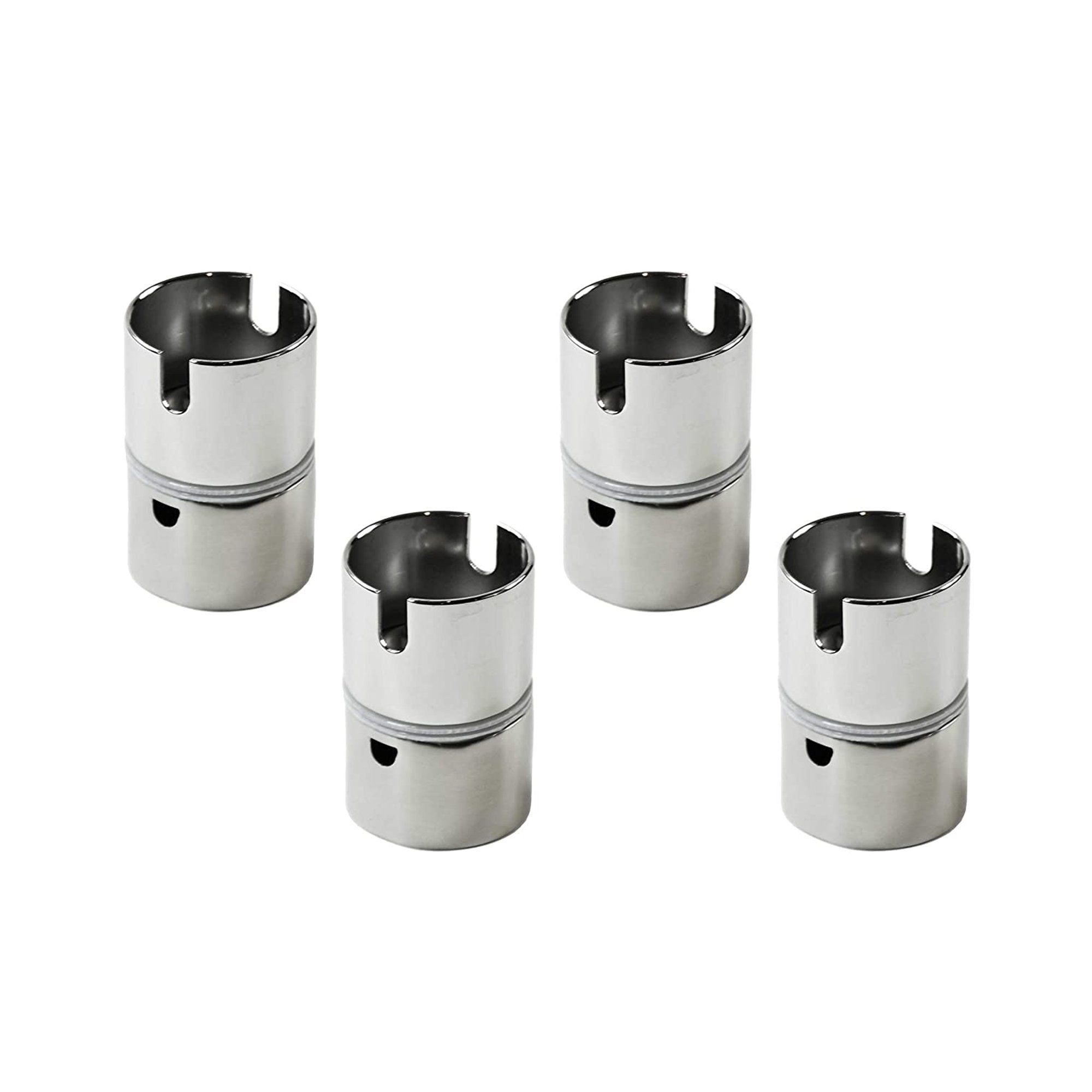 Marine City 316 Stainless Steel Drop-in Swivel for Rod Holder for Marine Boat Yacht Fishing (4 Pcs)