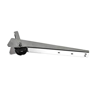 Marine City Stainless Steel Anchor Roller Bracket 15-1/4” Bow Mount with Rubber Roller