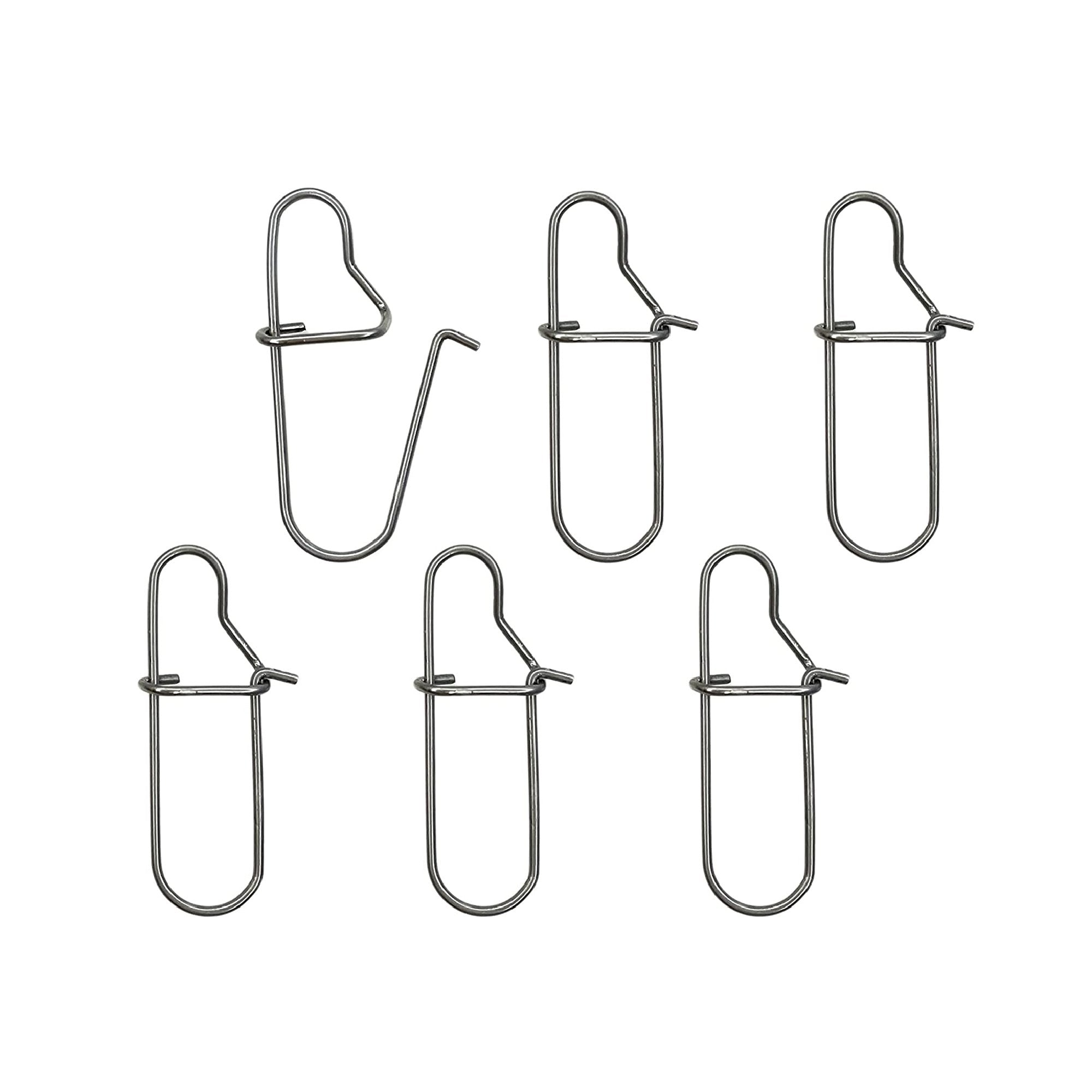 Marine City Flag Pole Antenna Flag Clips Stainless Steel Flagpole Attachment (6 per Pack)