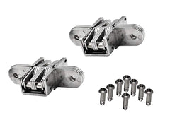 Marine City Boat 304 Stainless Steel Hidden Hinges-4 Point Fixing (A Pair) Small