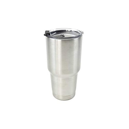 Marine City Sliver Stainless-Steel Double-wall Vacuum Insulated Tumbler/Mug - 30 oz.