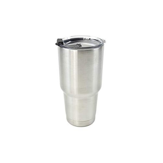 Marine City Sliver Stainless-Steel Double-wall Vacuum Insulated Tumbler/Mug - 30 oz.