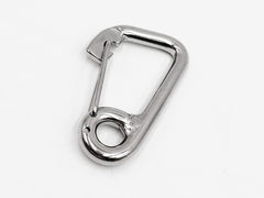 Marine City 316 Marine Grade Stainless Steel Carabiner Spring Snap Hook Boat (B:3 Inches)