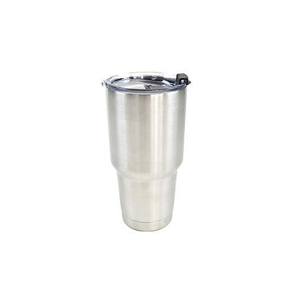 Marine City Sliver Stainless-Steel Double-wall Vacuum Insulated Tumbler/Mug - 30 oz.