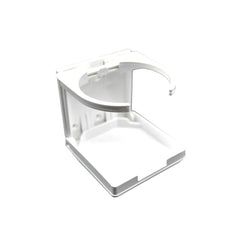 MARINE CITY Portavasos plegable de plástico ABC blanco con brazos ajustables (2-5/8