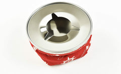 Marine City 304 Stainless Steel Bean Bag Style Ashtray (Red)