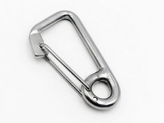 Marine City 316 Marine Grade Stainless Steel Carabiner Spring Snap Hook Boat (B:3 Inches)