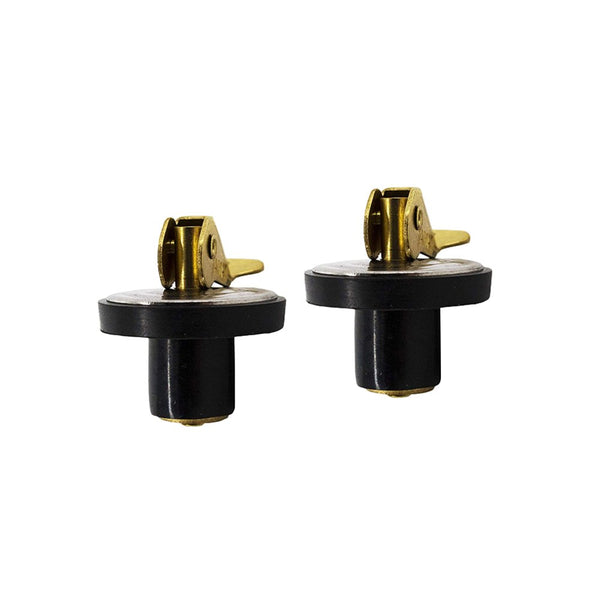 Marine City Brass Snap Lock Baitwell Plugs - 1/2 inch (Sold per Pack of 2)