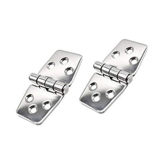 Marine City A Pair of 304 Stainless Steel Marine Grade Mirror Polished Door Hinge for Boat, RVs (Size: 3