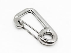 Marine City 316 Stainless Steel Carabiner Spring Snap Hook Boat (A: 4 inches)