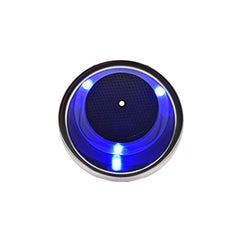 Marine City Stainless Steel 3-Blue-LED 12V,1W Drink Cup Holder with Drain (1pcs)