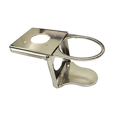 Marine City Stainless Steel Marine Hidden Foldable Drink Holder for Deck Chair, Table, Boat, Yacht, RV, Office (1Pcs)