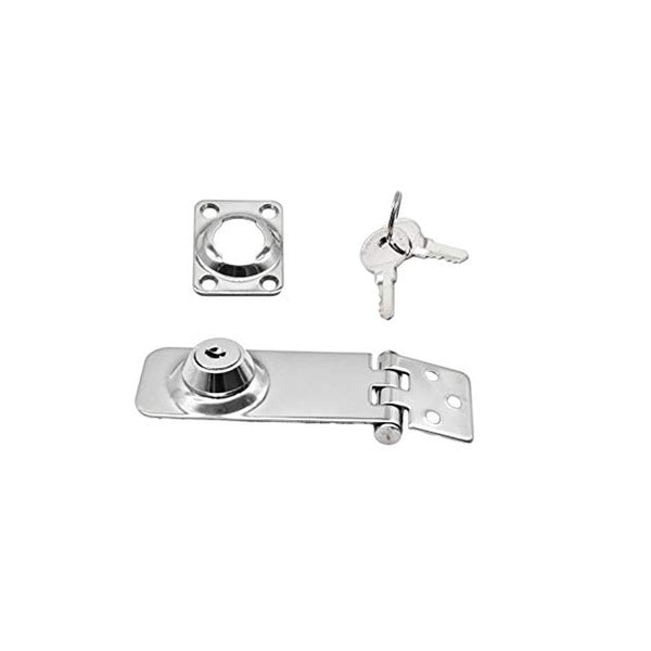 Marine City Stainless-Steel Marine Safety Locking Hasp with 2 Keys